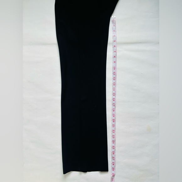 Theory Wool Straight Dress Pants Black Size 4 - Picture 11 of 16